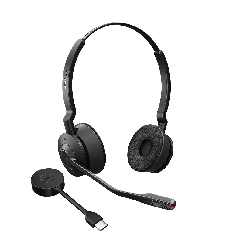 Jabra Engage 55 MS Stereo Headset Wireless Head-band Office/Call center USB Type-A Black