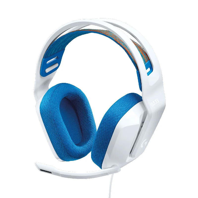 Logitech G - G335 Wired Gaming Headset in White