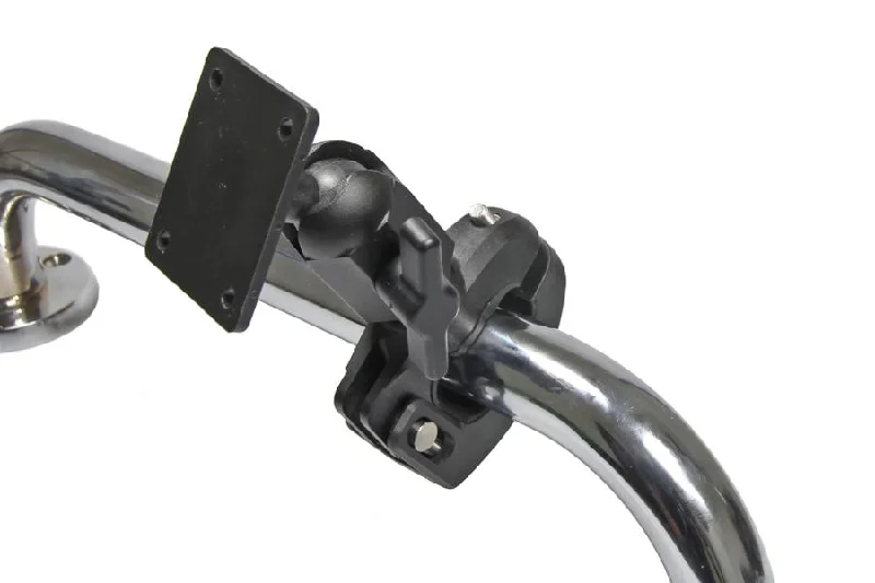 Pipe Clamp with Adjustable Mounting Plate