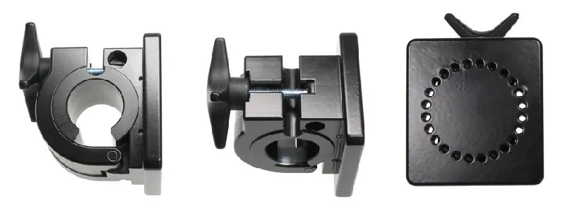 Pipe Mount with mounting plate - Fits diameter 1.18 in. (30 mm)