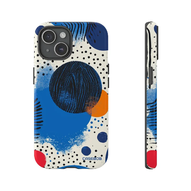 Blue Tranquil Geometry - Protective Phone Case