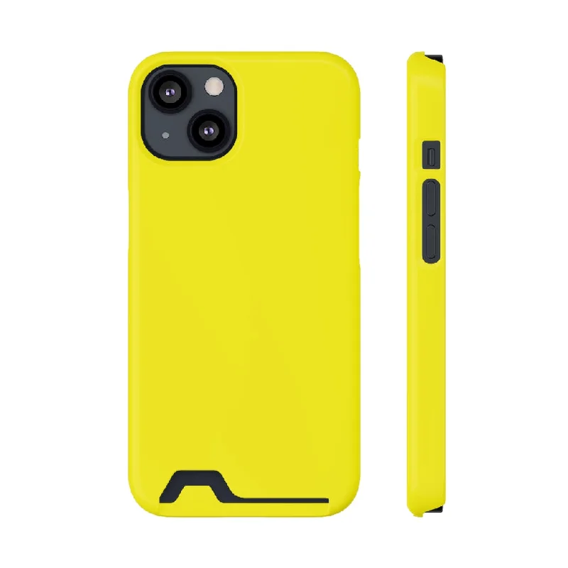 Cadmium Yellow iPhone Case (Card)