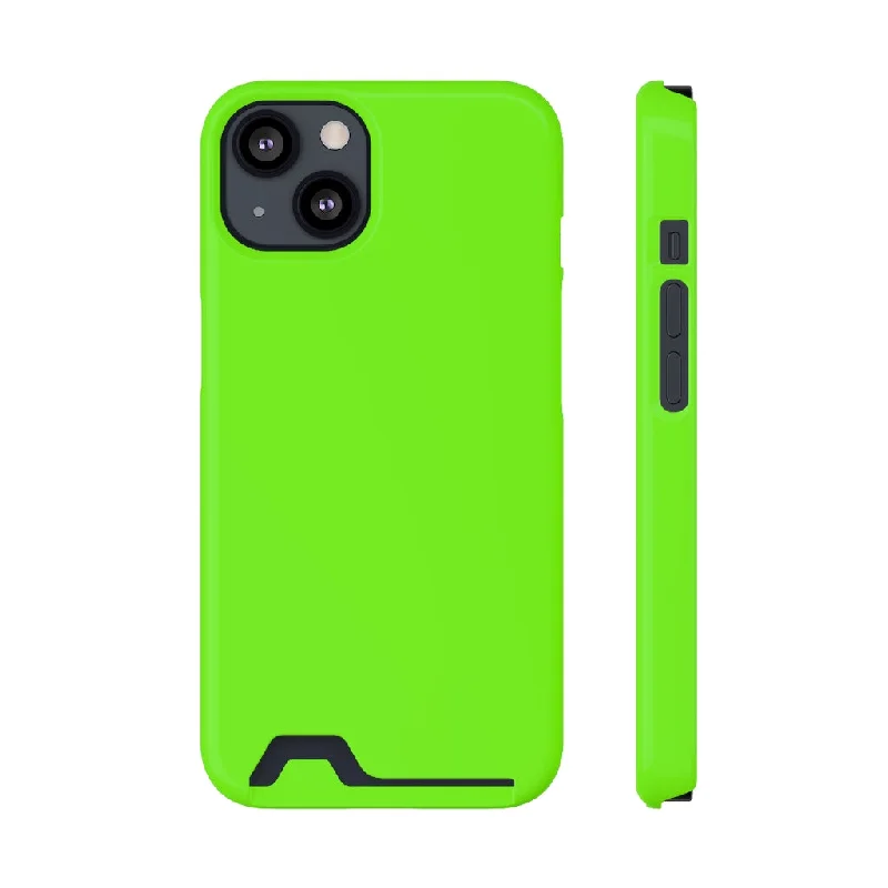 Lawn Green iPhone Case (Card)