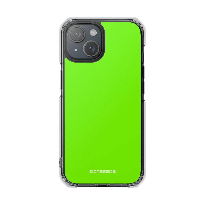 Lawn Green - Clear Impact Case for iPhone