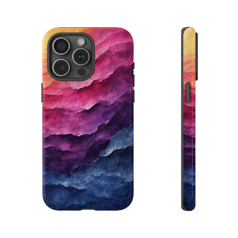 Pastel Wave Symphony - Protective Phone Case