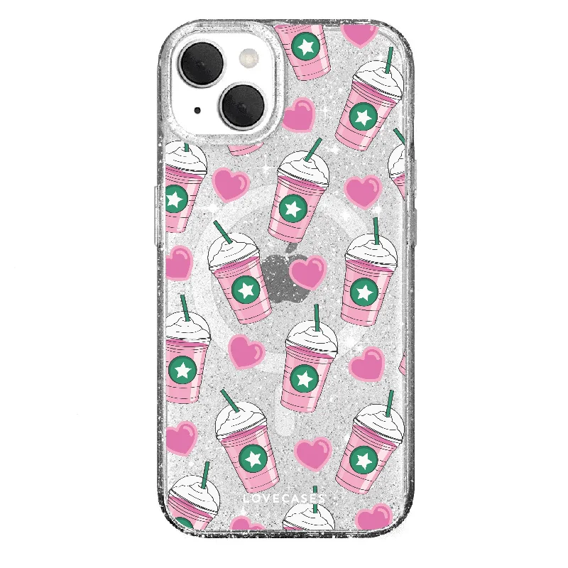 Pink Drink Glitter Tough Case