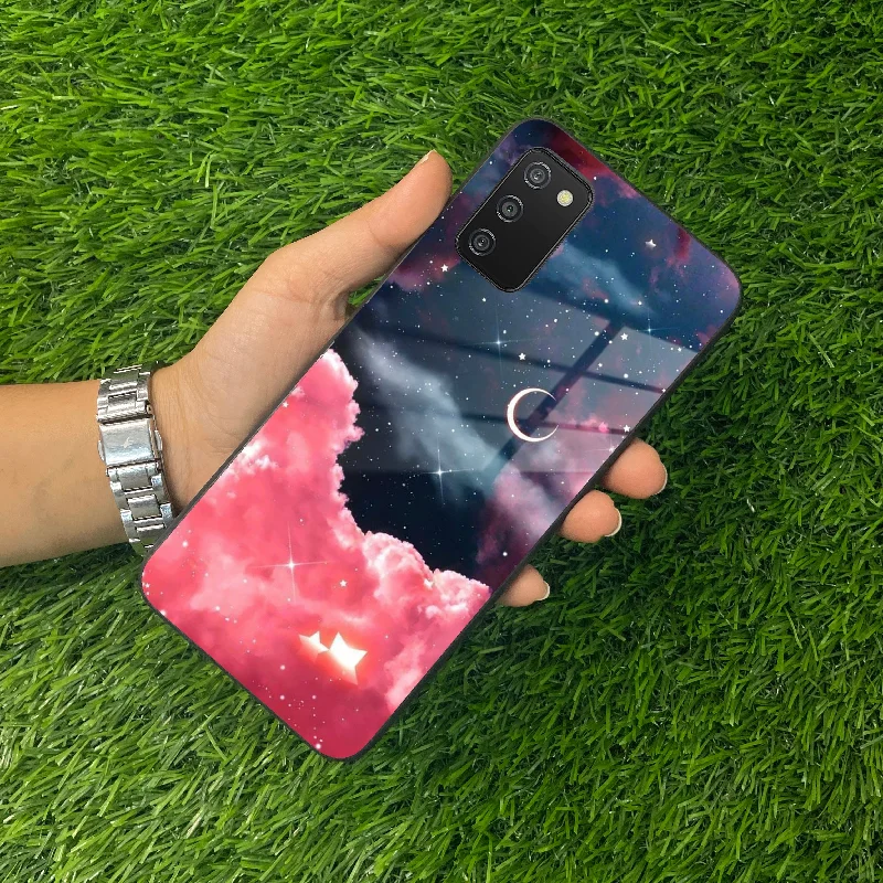 Aesthetic Cloud Glass Case Cover For Samsung