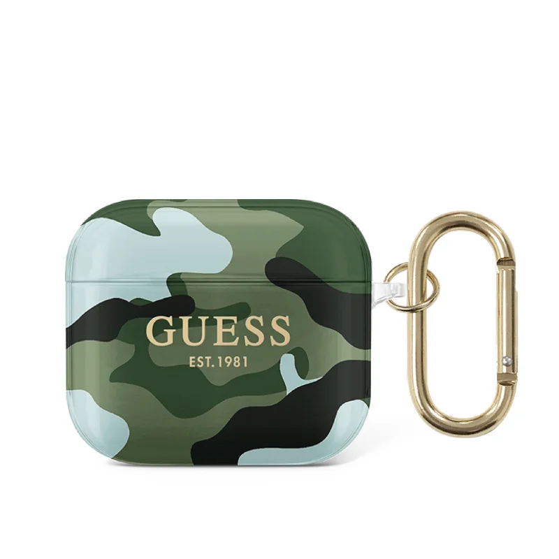 AirPods 3 - TPU Kaki Camouflage Design - GUESS