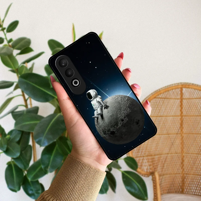 Astronod Moon Glass Case Cover For OnePlus