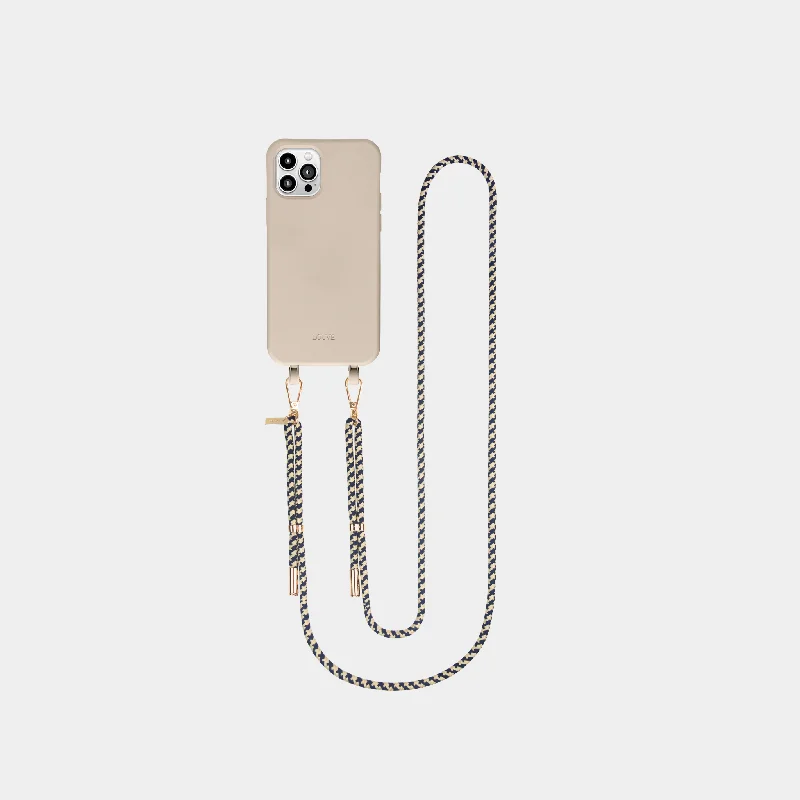 Beige Phone Case + Santorini Crossbody Strap