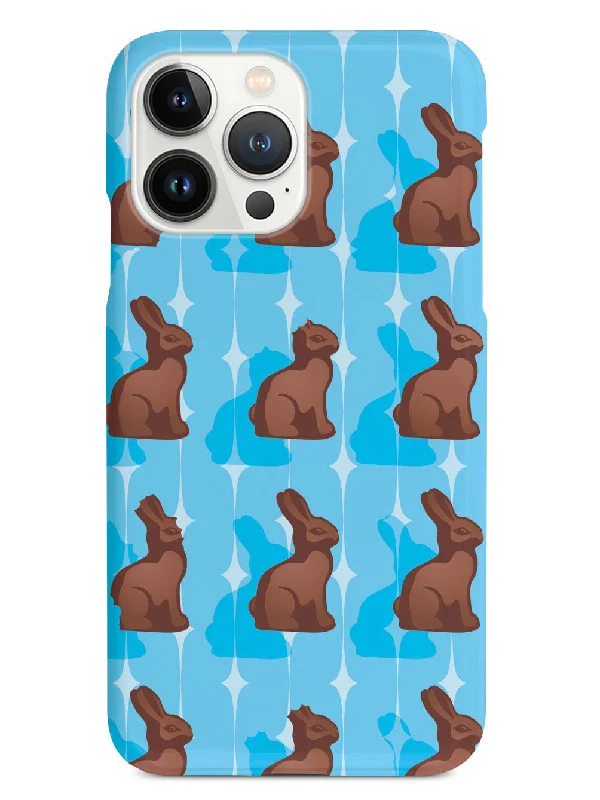 Blue Chocolate Bunny - Black Case