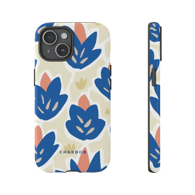 Blue Happy Flower - Protective Phone Case