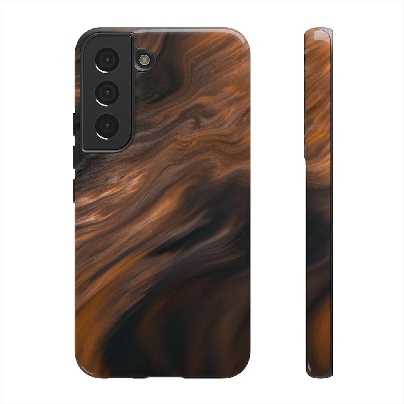 Brown Mist Ink Art Android Case - Protective Phone Case