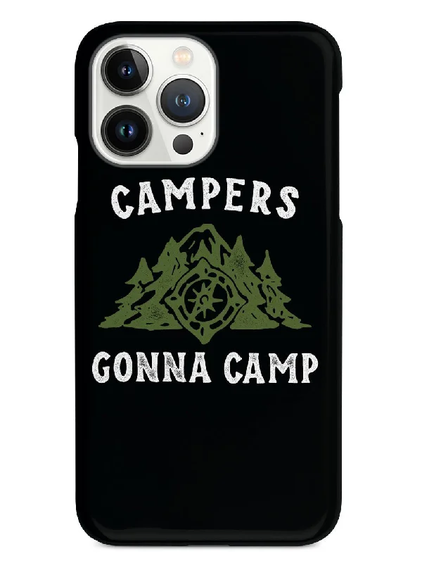 Campers Gonna Camp - Black Case