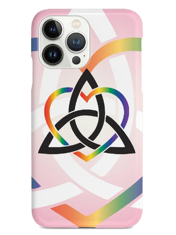 Celtic Sisters Knot - Rainbow - White Case