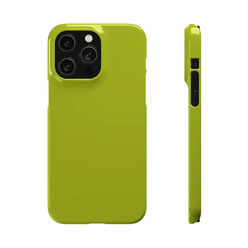 Citron Yellow iPhone Case (Slim)