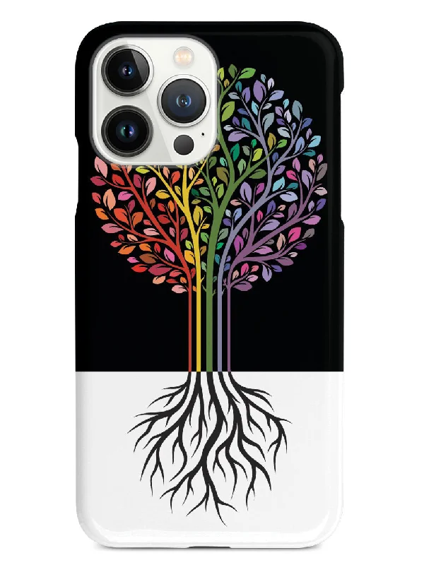 Colorful Tree Of Life - Black Case