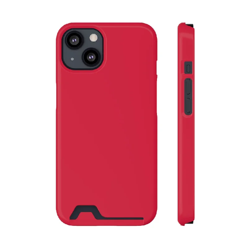 Crimson iPhone Case (Card)