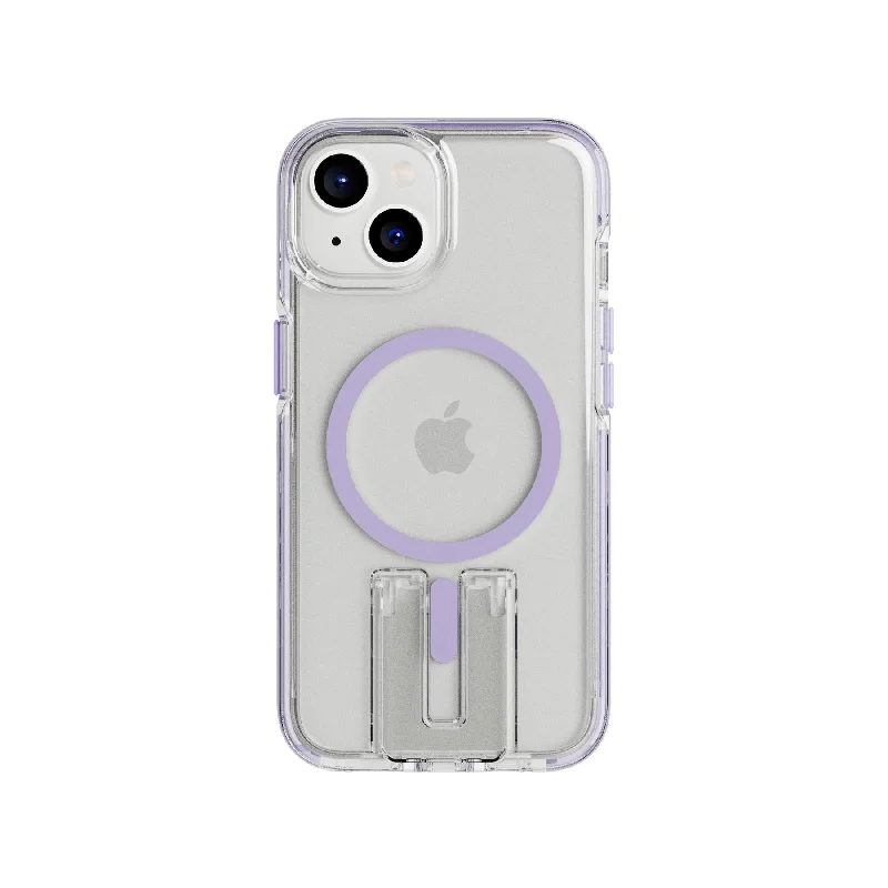 EvoCrystal Kick - Apple iPhone 14 Case MagSafe® Compatible - Lilac