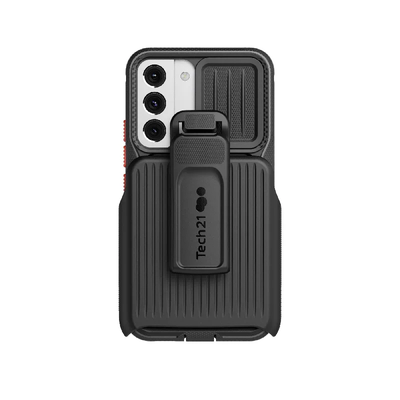 EvoMax - Samsung Galaxy S22 Case with Holster - Black