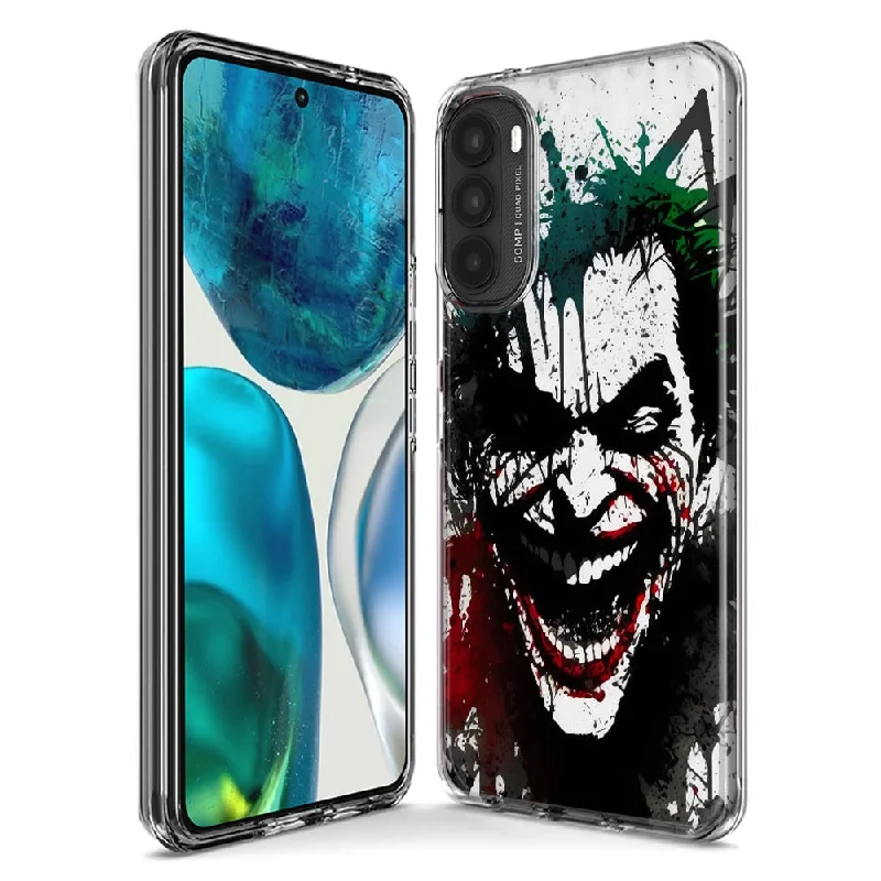 For Motorola Moto G Stylus 5G 2023 Laughing Joker Painting Graffiti Design Hybrid Protective Phone Case Cover