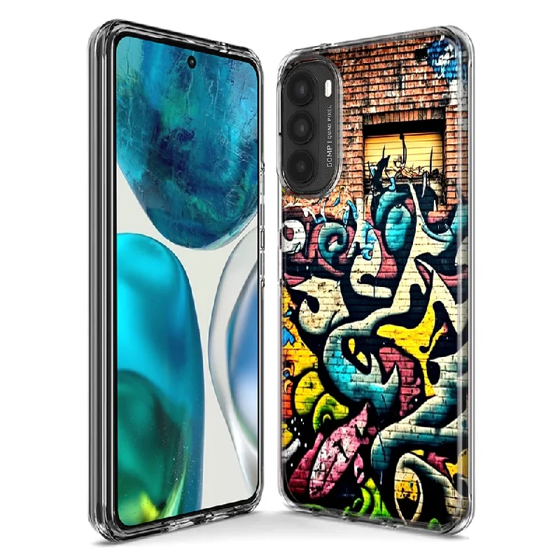 For Motorola Moto G Stylus 5G 2023 Urban Graffiti Wall Art Painting Design Hybrid Protective Phone Case Cover