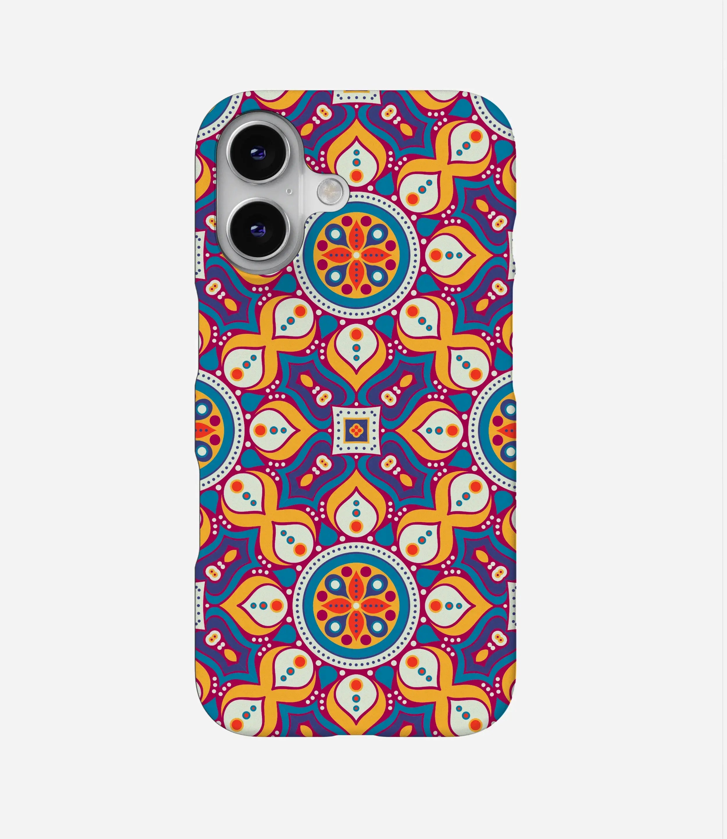 Funky Retro Mandala Print Case