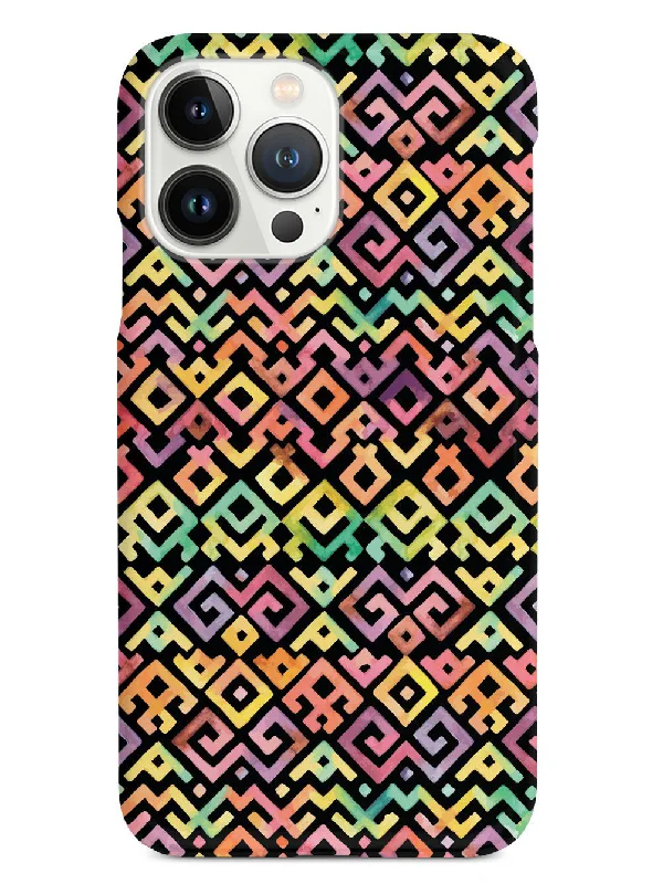 Geometric Tribal Pattern - Black Case