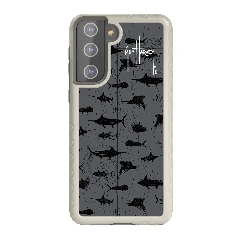 Guy Harvey Fortitude Series for Samsung Galaxy S21 - Black Scribbler