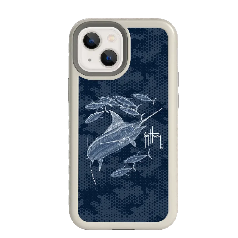 Guy Harvey Fortitude Series for Apple iPhone 13 Mini - Blue Camo