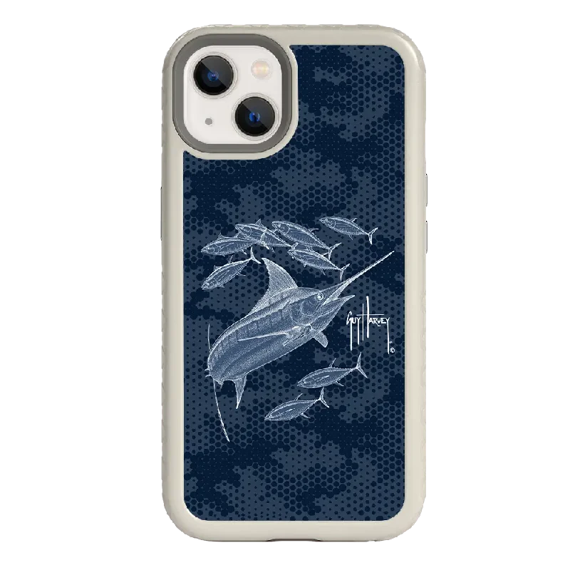 Guy Harvey Fortitude Series for Apple iPhone 13 - Blue Camo