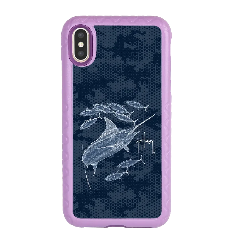 Guy Harvey Fortitude Series for Apple iPhone XS/X - Blue Camo