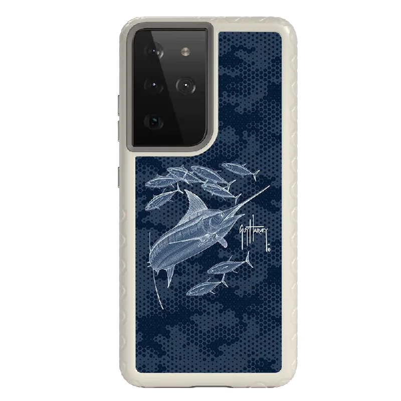 Guy Harvey Fortitude Series for Samsung Galaxy S21 Ultra - Blue Camo