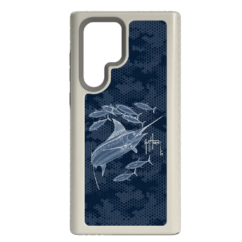 Guy Harvey Fortitude Series for Samsung Galaxy S22 Ultra - Blue Camo