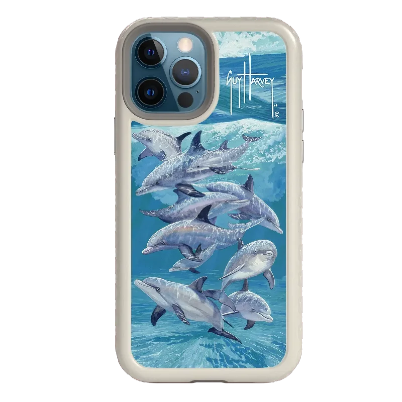 Guy Harvey Fortitude Series for Apple iPhone 12 / 12 Pro - Bottlenose Dolphins