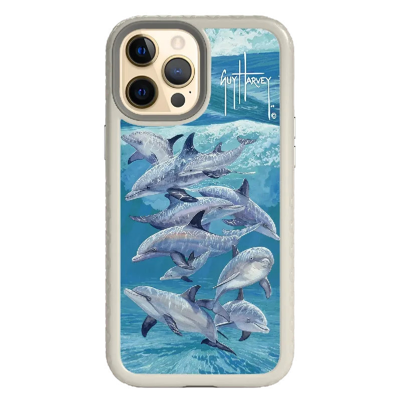 Guy Harvey Fortitude Series for Apple iPhone 12 Pro Max - Bottlenose Dolphins