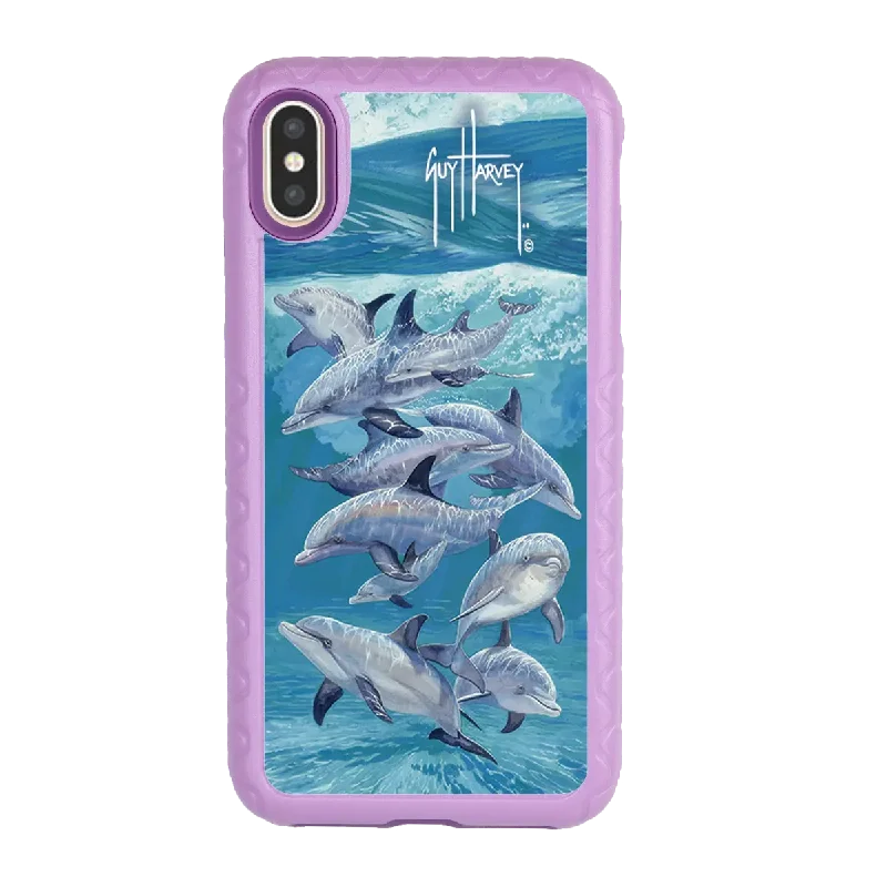 Guy Harvey Fortitude Series for Apple iPhone XS Max - Bottlenose Dolphins