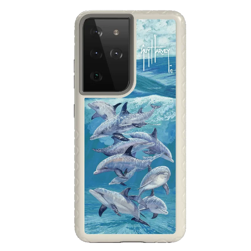 Guy Harvey Fortitude Series for Samsung Galaxy S21 Ultra - Bottlenose Dolphins