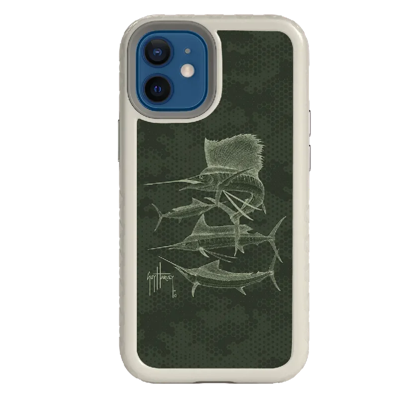 Guy Harvey Fortitude Series for Apple iPhone 12 Mini - Green Camo