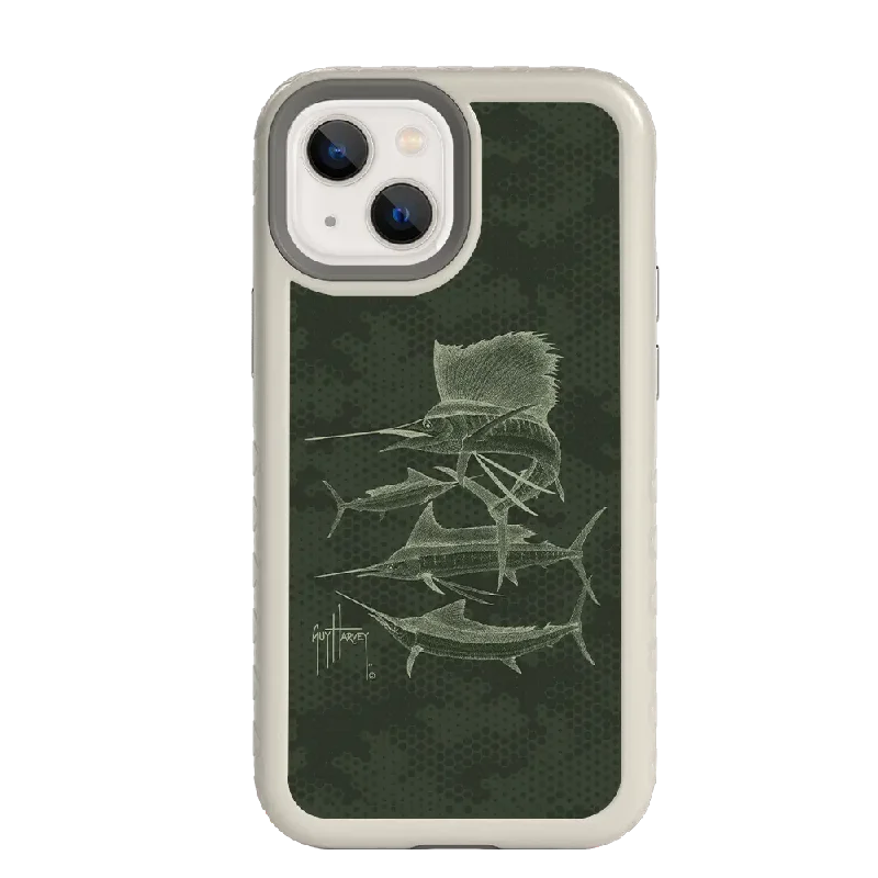 Guy Harvey Fortitude Series for Apple iPhone 13 Mini - Green Camo