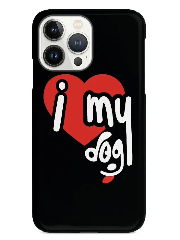 I Heart My Dog - Black Case