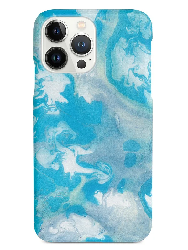 Ink Marble Elements - Blue and White Case