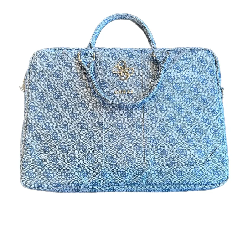 Laptop Bag - Pu 4G Big Logo Blue 15" - Guess