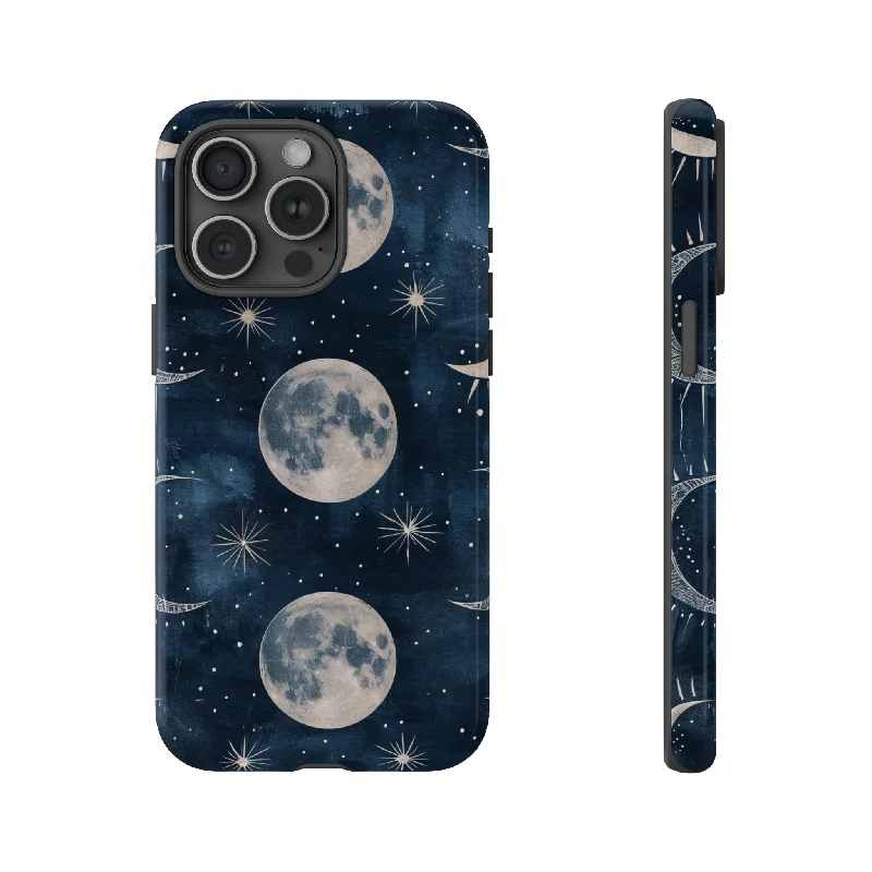 Lunar Phases Serenity - Protective Phone Case