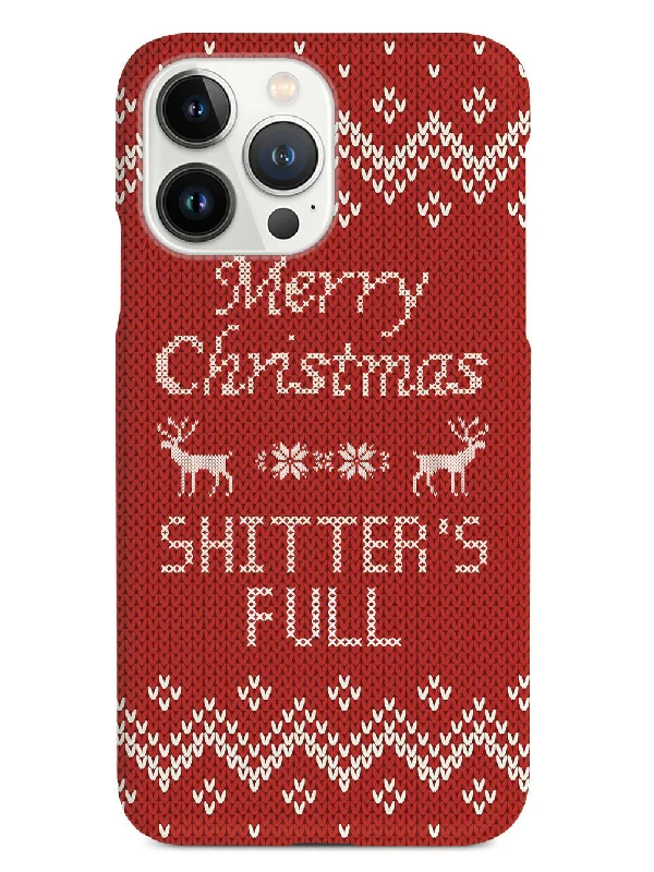 Merry Christmas Shitter's Full - Red Case