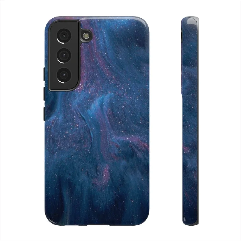 Midnight Flow Ink Art Android Case - Protective Phone Case