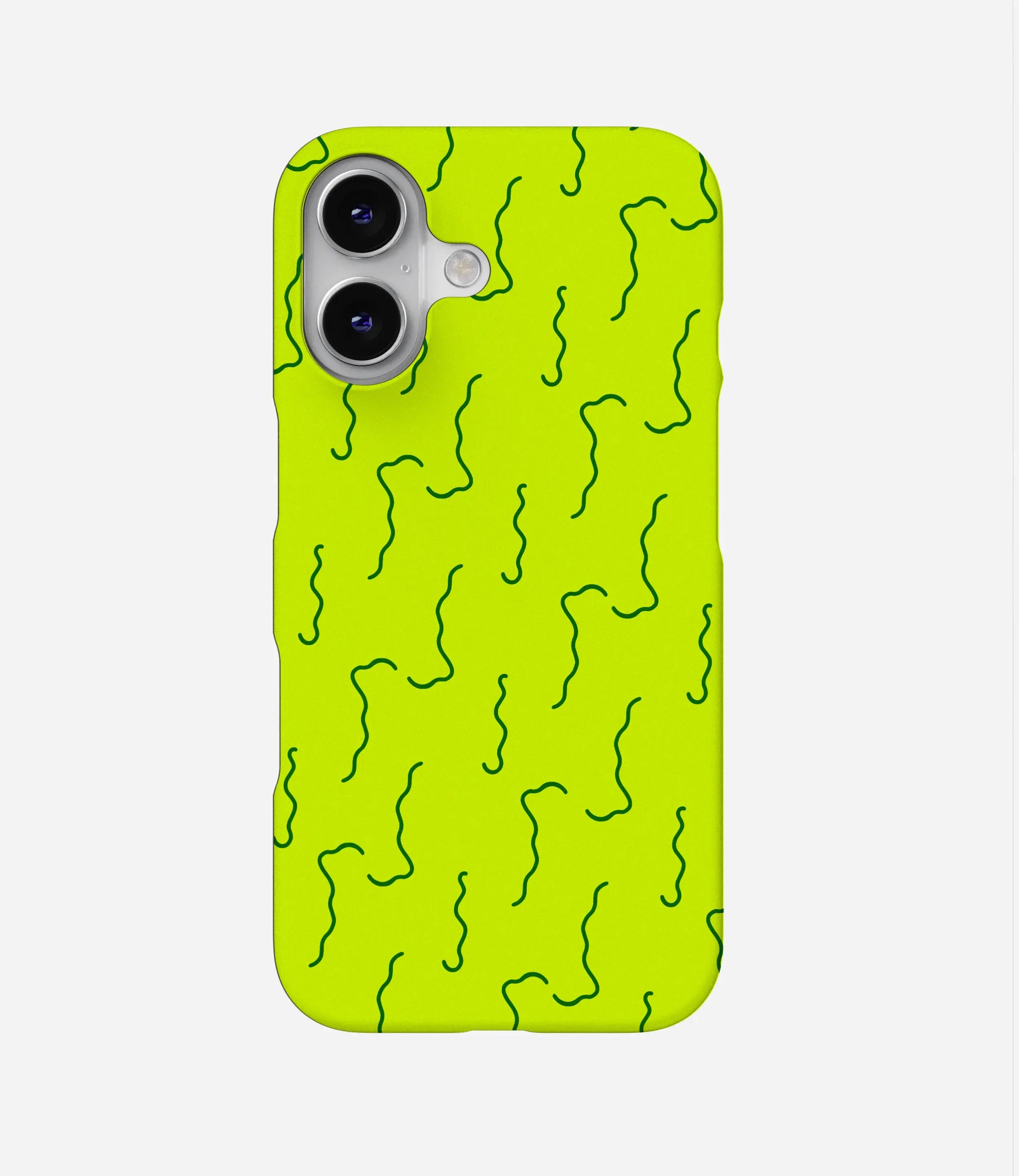 Neon Green Stroke Pattern Case