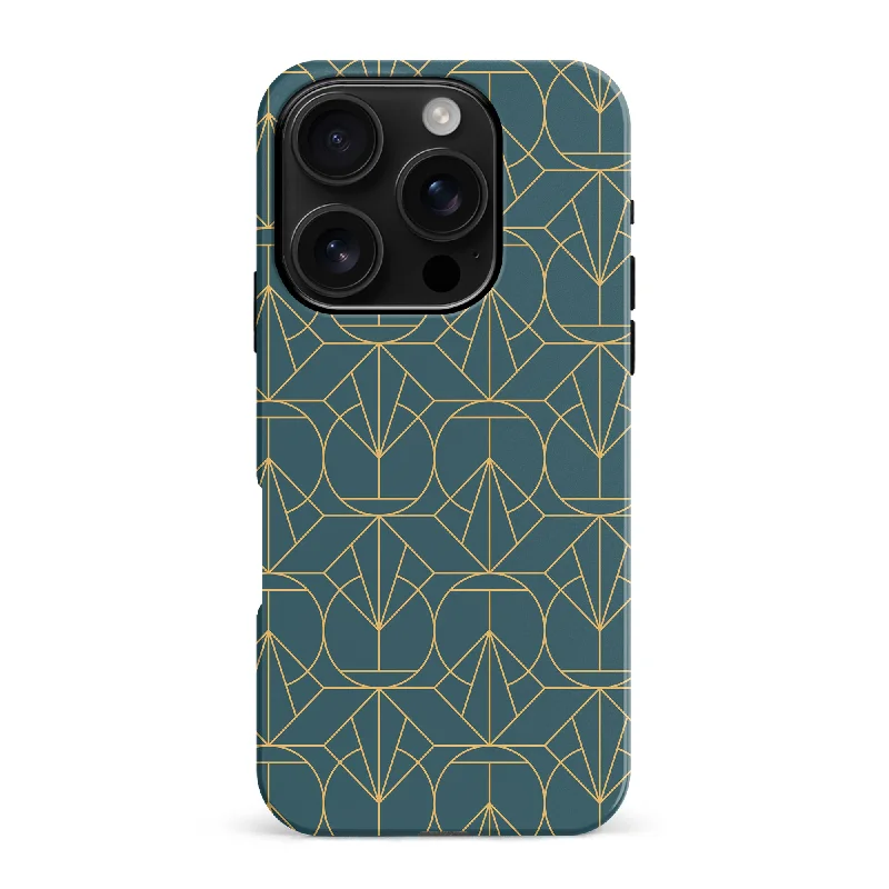 Opulent Art Deco Phone Case - Green