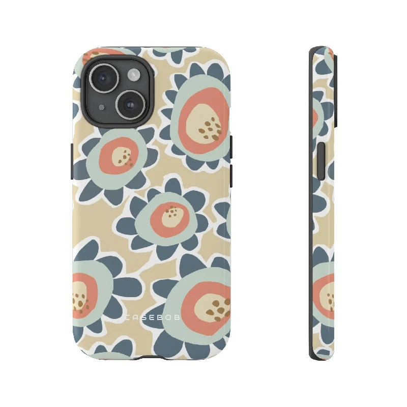 Pastel Happy Flower Phone Case - Protective Phone Case