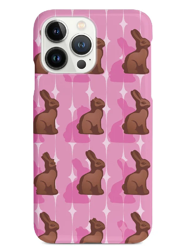 Pink Chocolate Bunny - Black Case